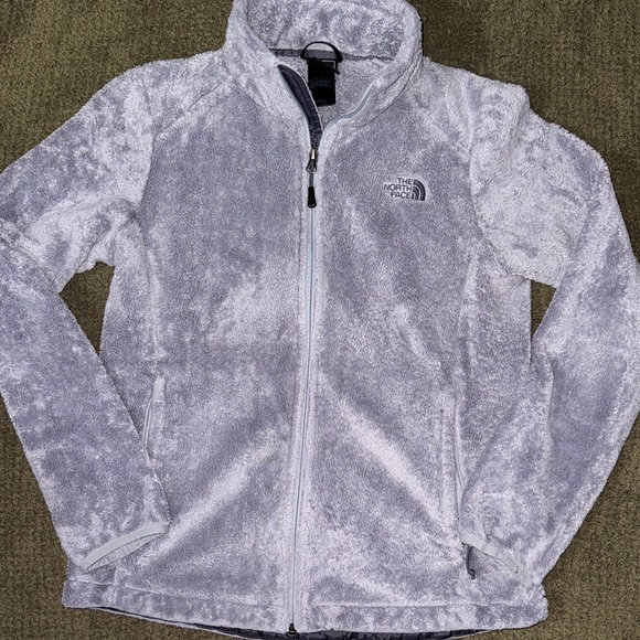 The North Face Women's Light Gray Fleece Jacket - Picture 1 of 5
